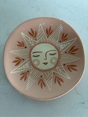 Danica Studio Soleil Sun Shaped Ceramic Trinket Tray, 4.75 in